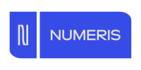 Logo Numeris Aplica‡ֶo fundo preto - tema azul